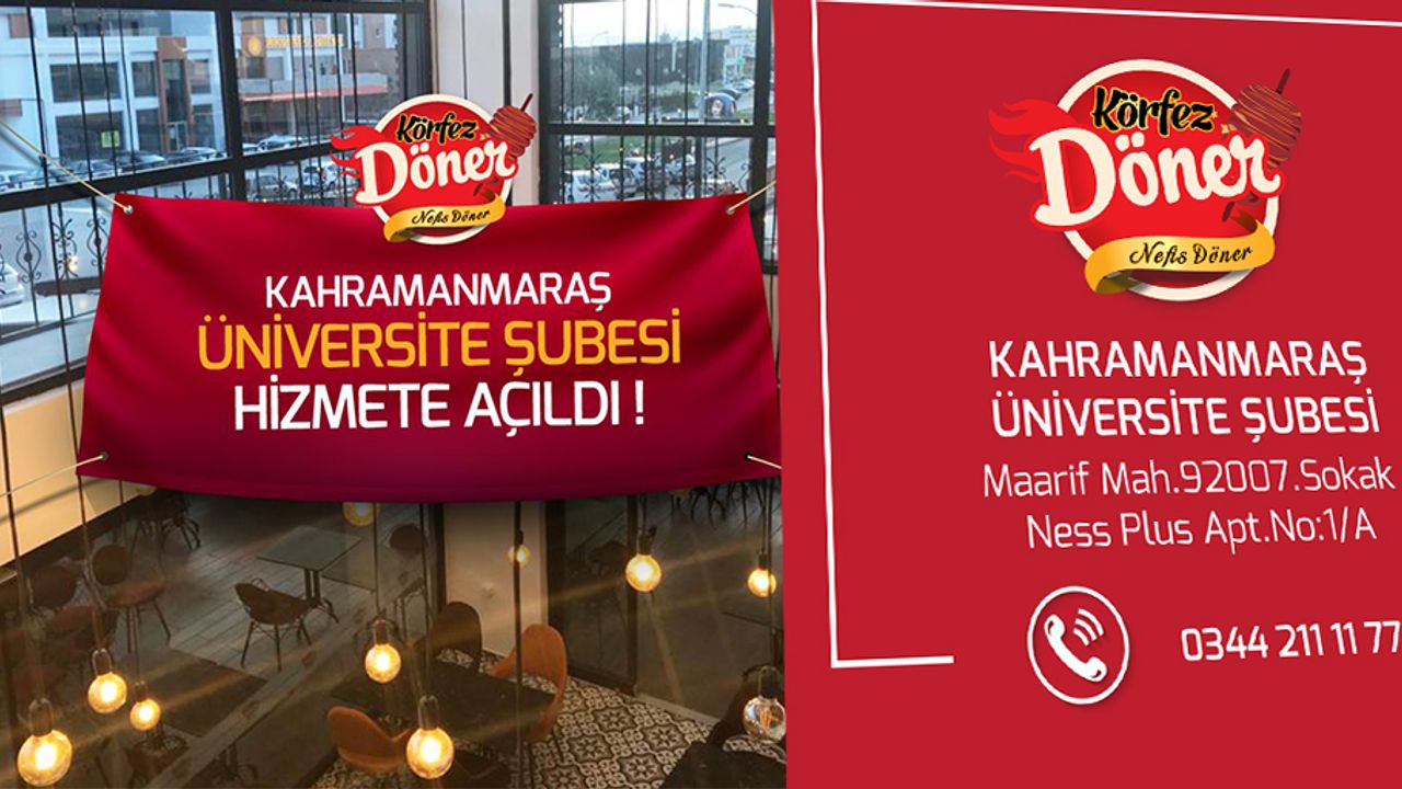 Körfez Döner Yeni Şubesiyle Hizmete Açıldı