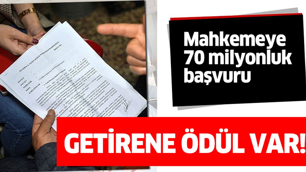 70 milyon bana çıktı" dedi, mahkemeye başvurdu