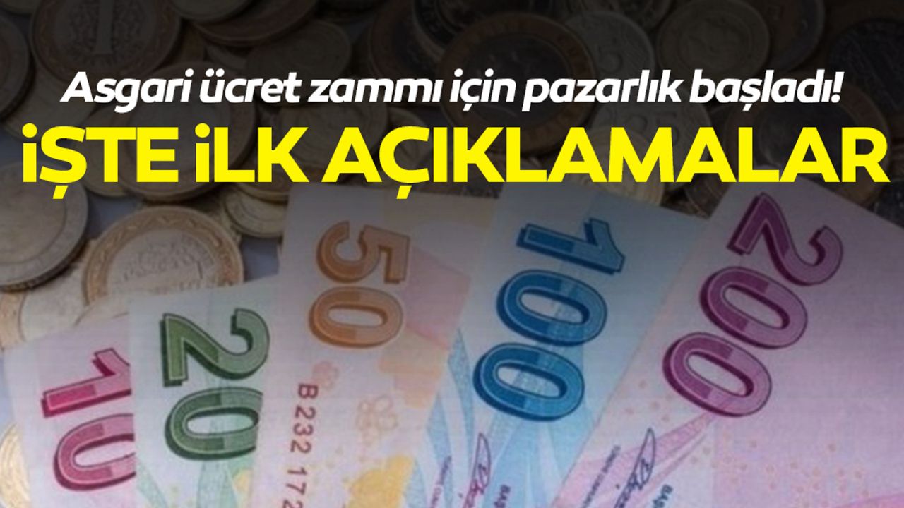 Asgari ücret zammı için pazarlık başladı!