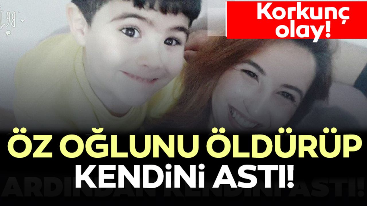 10 yaşındaki oğlunu bıçaklayarak öldürdü, daha sonra kendini astı!