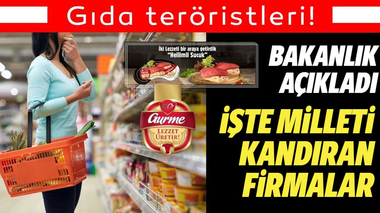 İşte halkın sağlığını tehdit eden ürünler