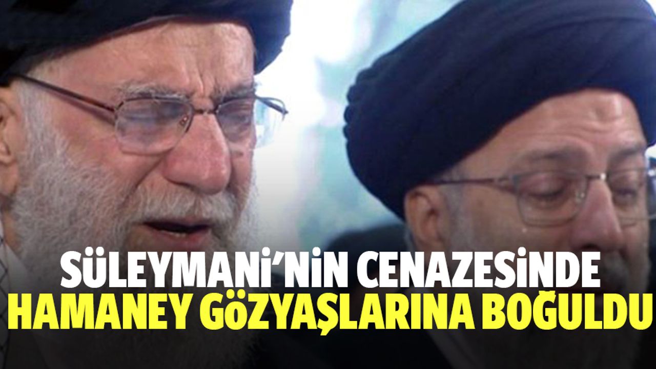 Süleymani'nin cenazesinde, Hamaney gözyaşlarına boğuldu