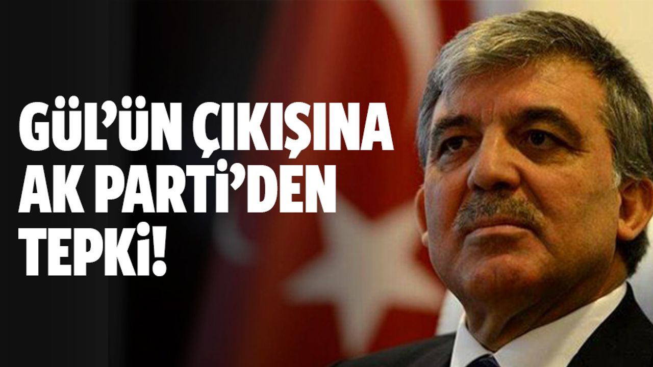 Abdullah Gül'ün Gezi Parkı'yla ilgili sözlerine AK Parti'den ilk tepki Süleyman Soylu'dan geldi