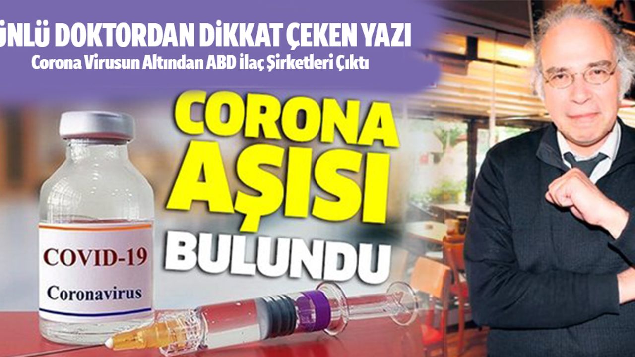 Corona Virusun Altından ABD İlaç Şirketleri Çıktı