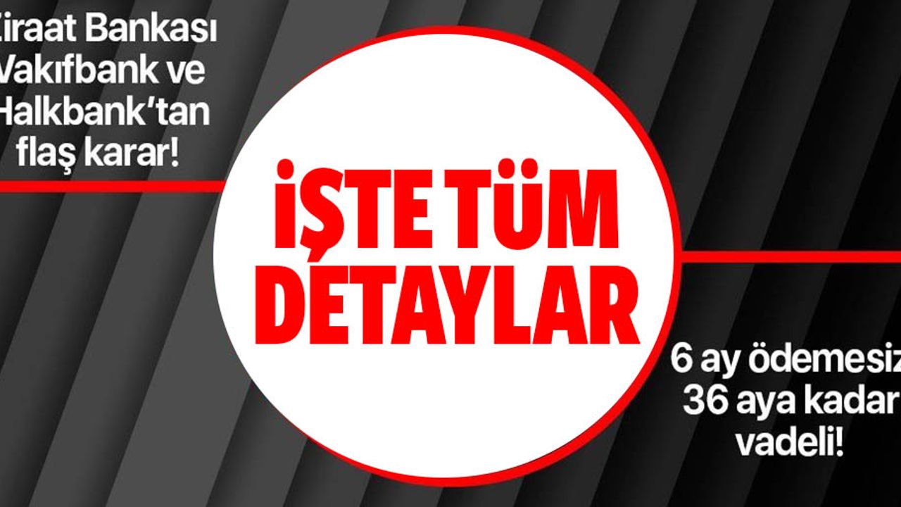 Vatandaşa 6 ay geri ödemesiz 36 ay vadeli 10 bin TL kredi desteği