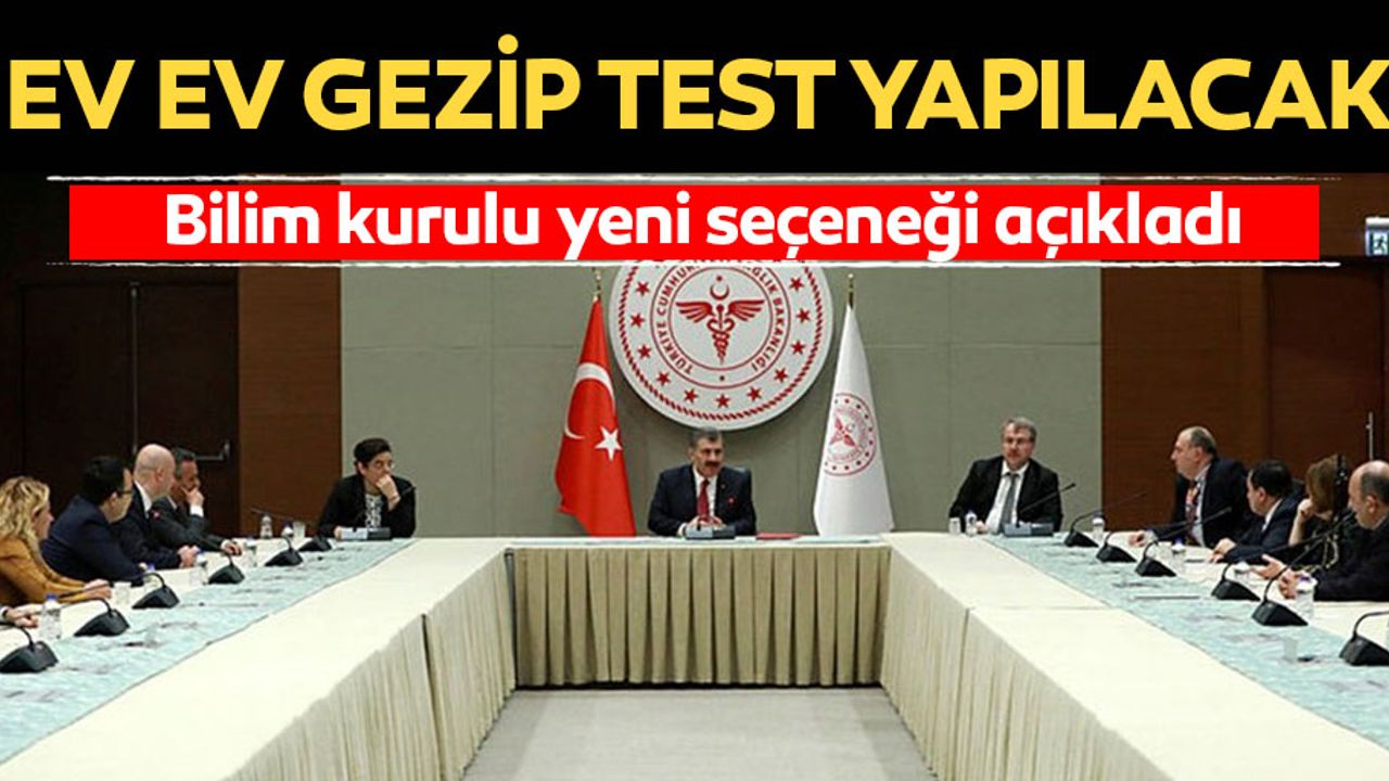 Yeni seçenek: Ev ev gezip test yapılacak