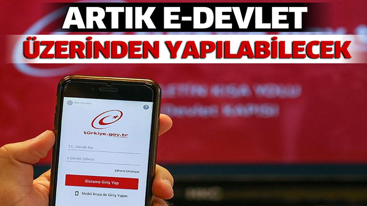 Adres değişikliği bildirimi artık e-Devlet'ten yapılacak