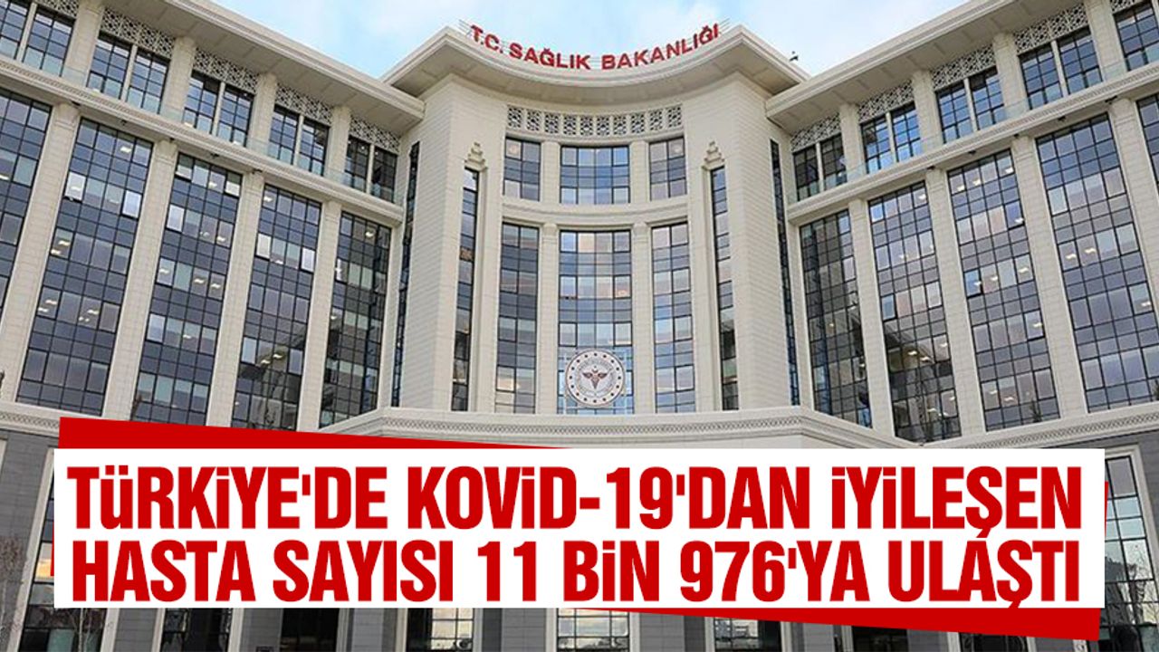Türkiye'de Kovid-19'dan İyileşen Hasta Sayısı 11 Bin 976'ya Ulaştı