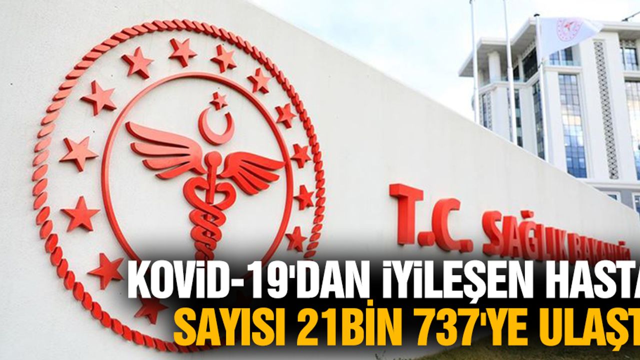 Türkiye'de Kovid-19'dan iyileşen hasta sayısı 21bin 737'ye ulaştı