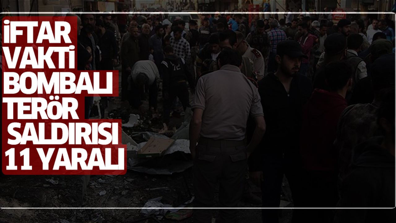 Bab'da iftar vakti bombalı terör saldırısı: 11 yaralı