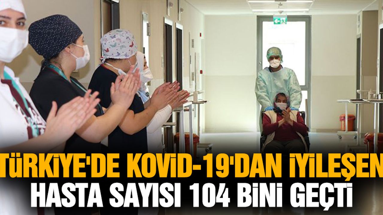 Türkiye'de Kovid-19'dan iyileşen hasta sayısı 104 bini geçti