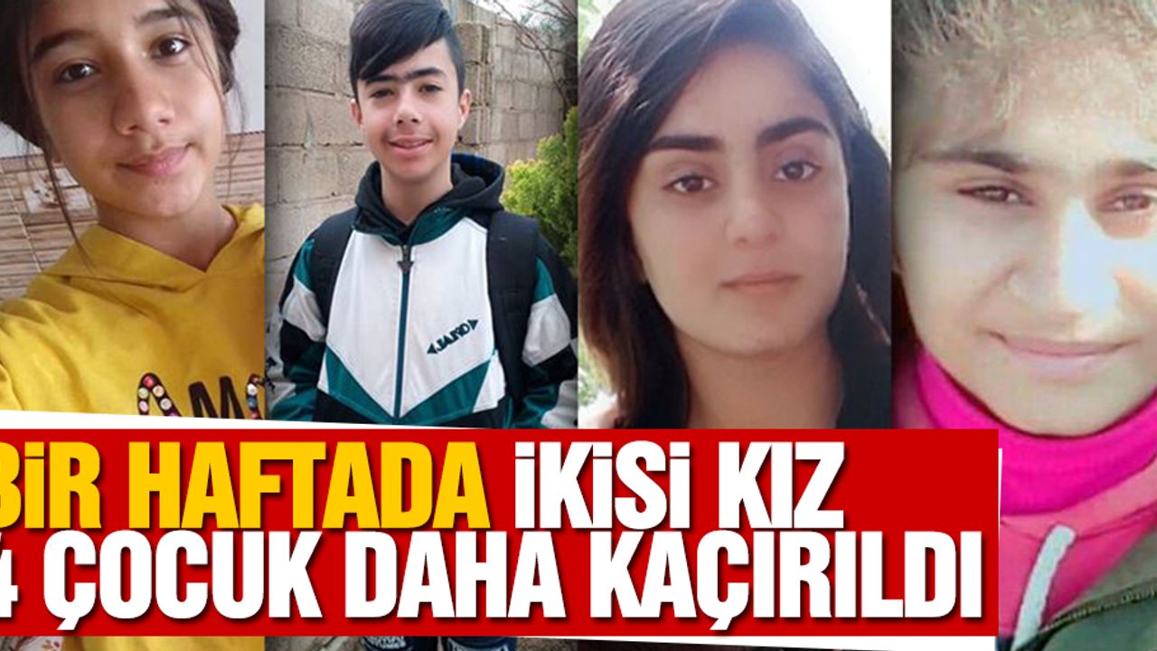 Bir Haftada İkisi Kız 4 Çocuk Daha Kaçırıldı