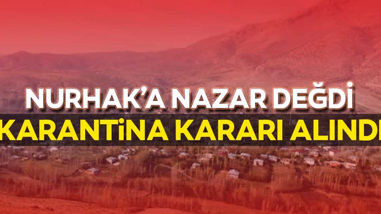 Nurhak’a nazar değdi! Karantina kararı alındı