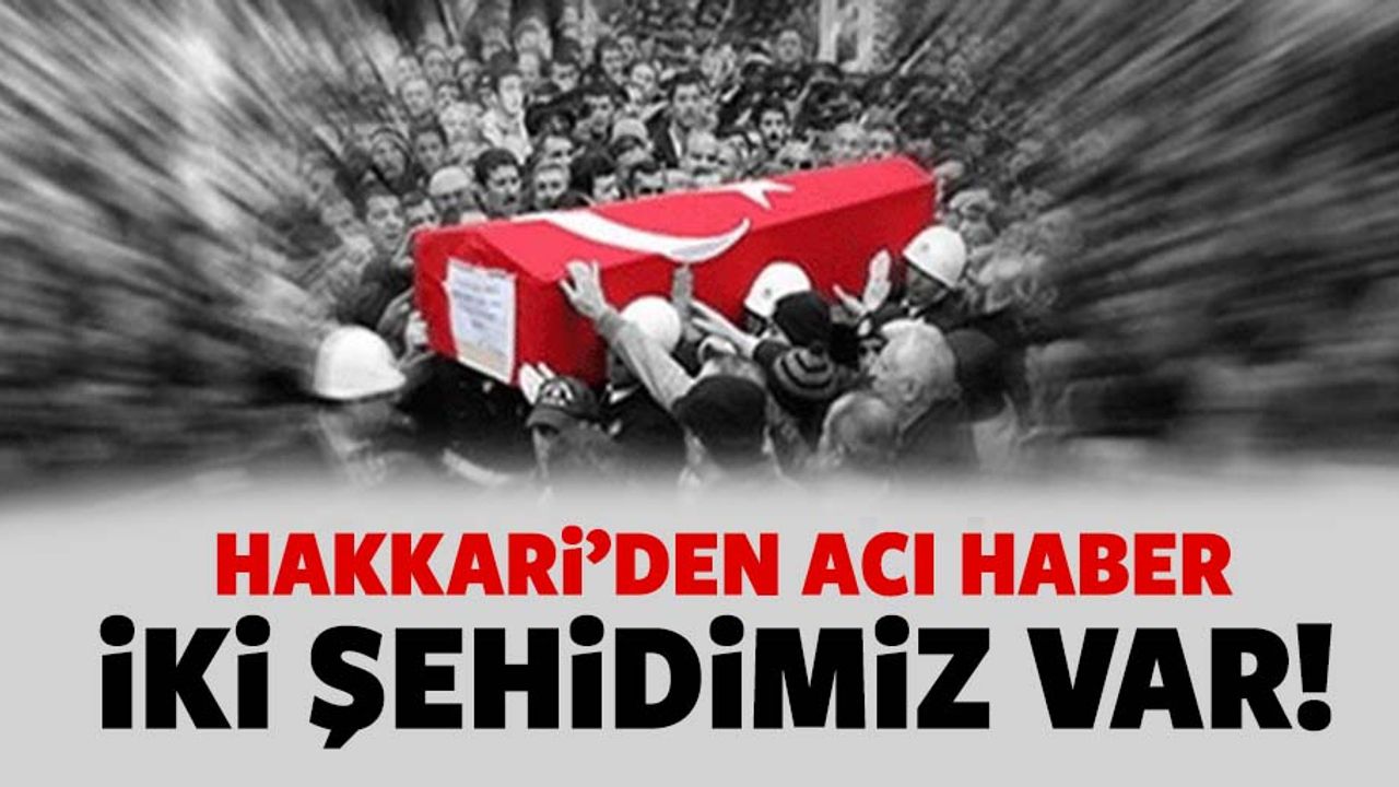Hakkari'de zırhlı araç devrildi, 2 şehit