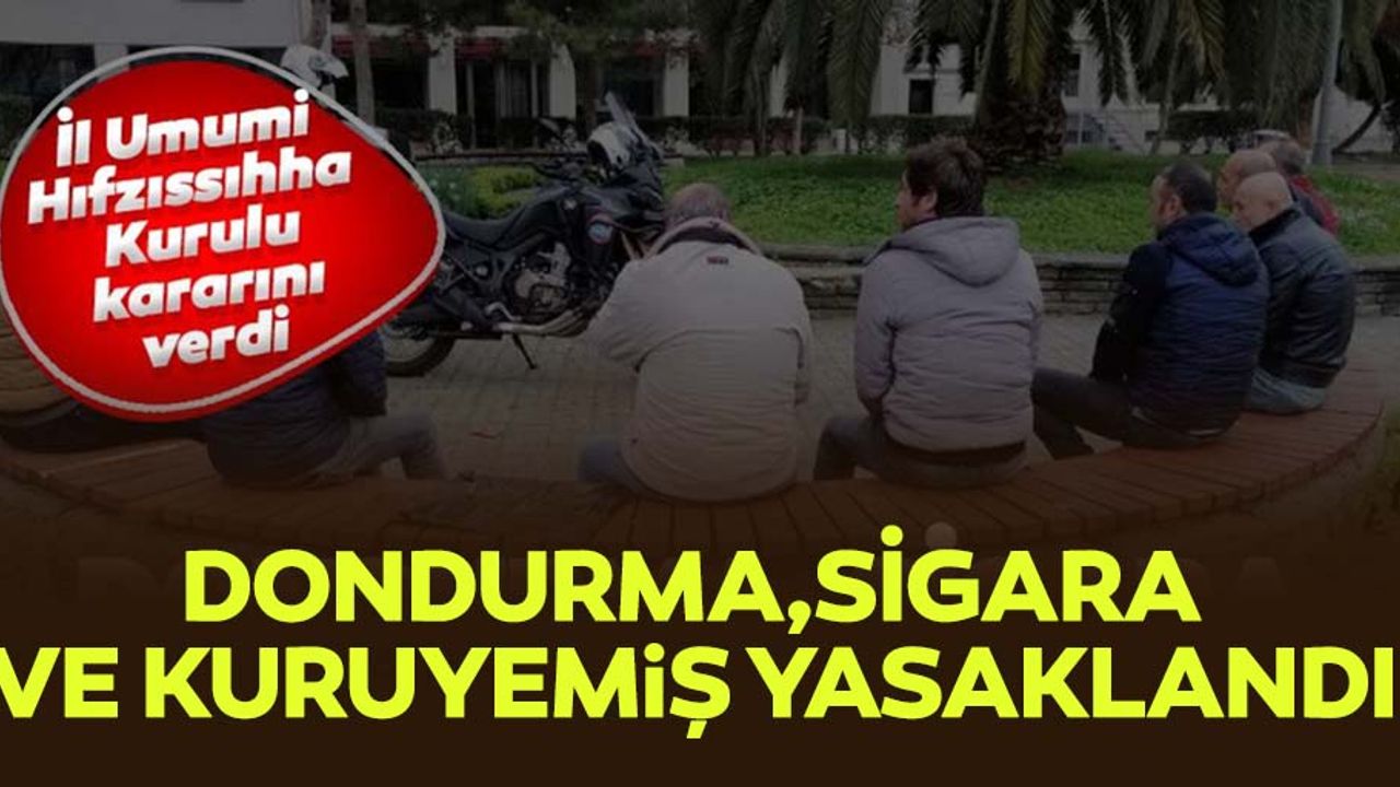 Karaman'da belirli alanlarda sigara içmek, dondurma ve kuruyemiş yemek yasaklandı