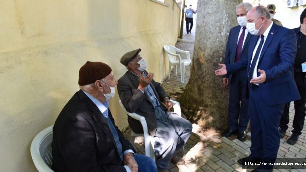 Vali Ömer Faruk Coşkun Andırını Ziyaret Etti
