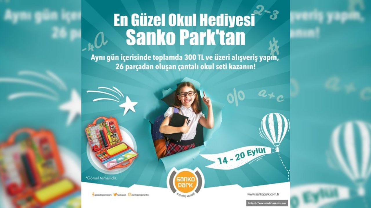 En Güzel Okul Hediyesi SANKO Park’tan