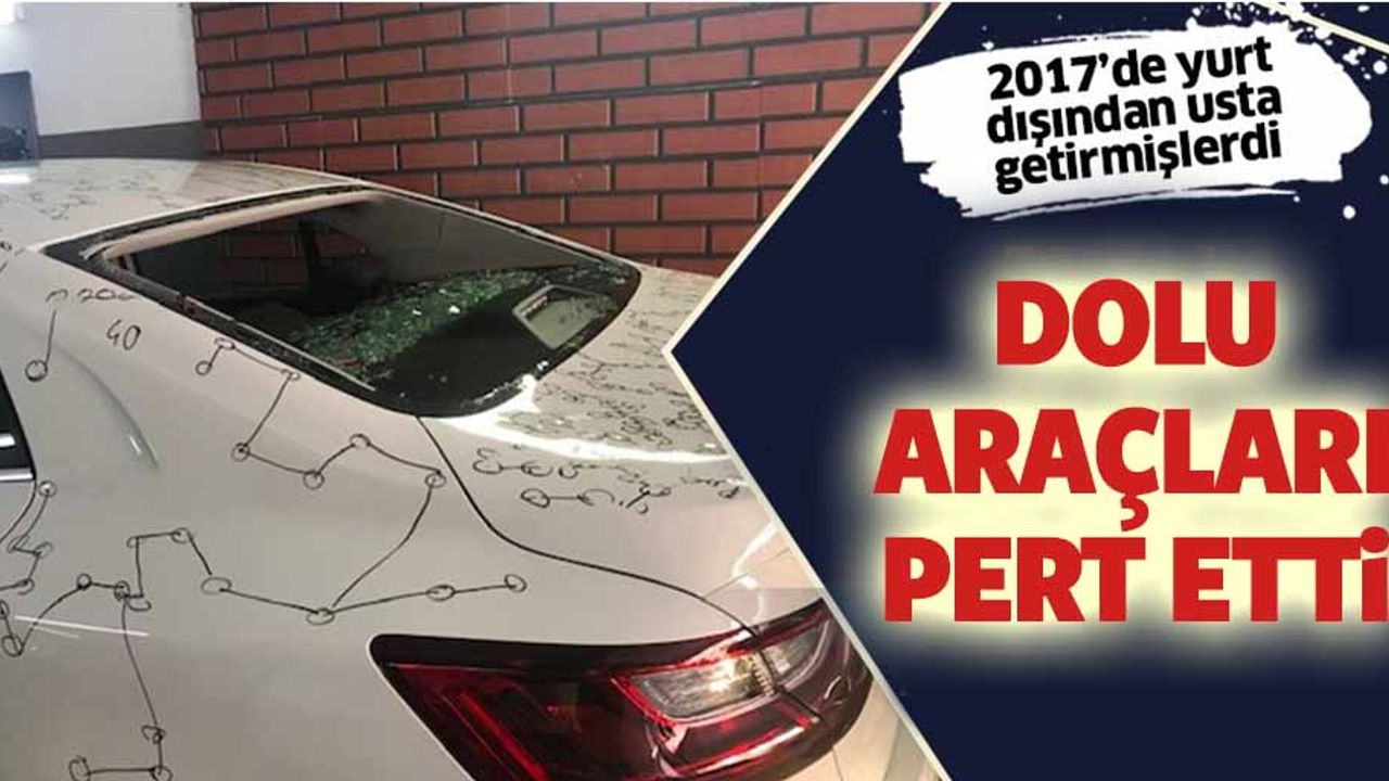 İstanbul'daki dolu nedeniyle hasar alan araçların sahipleri oto sanayilerine akın etti