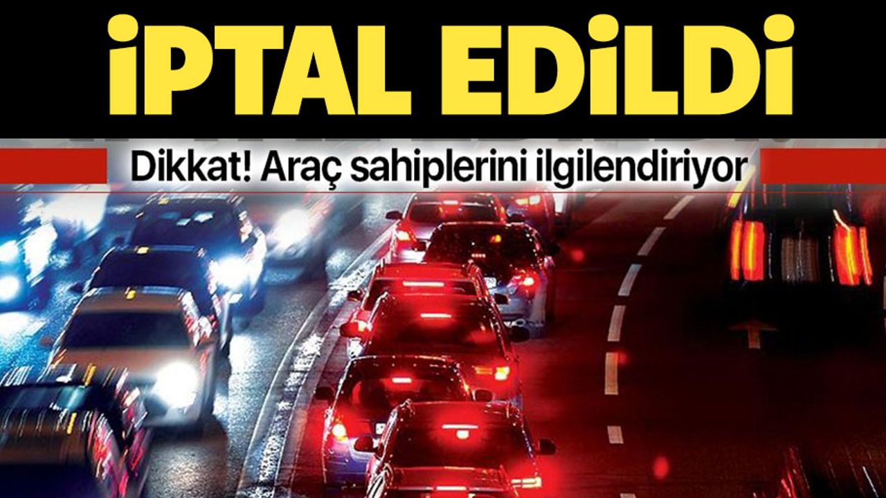 Araç sahiplerini ilgilendiriyor! AYM'den 'Trafik Sigortası' ile ilgili iptal kararı