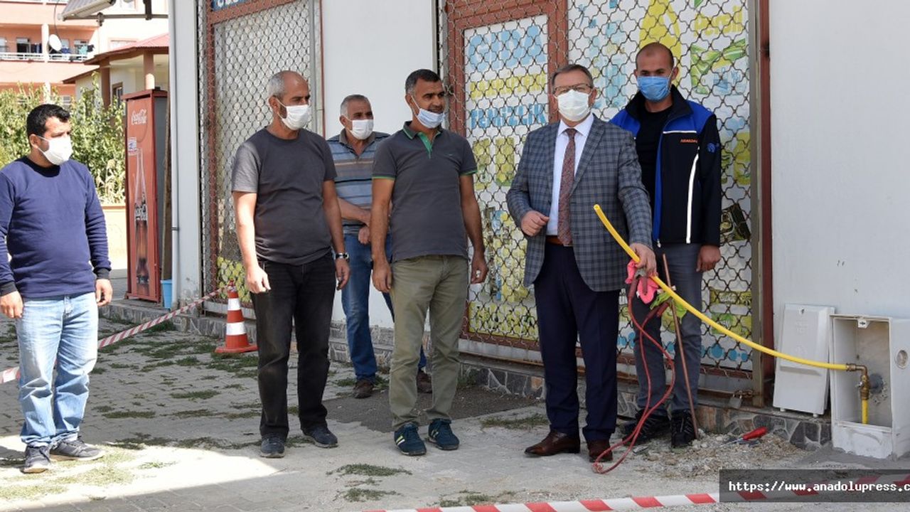 Göksun’da Bir Mahalle Daha Doğalgaza Kavuştu
