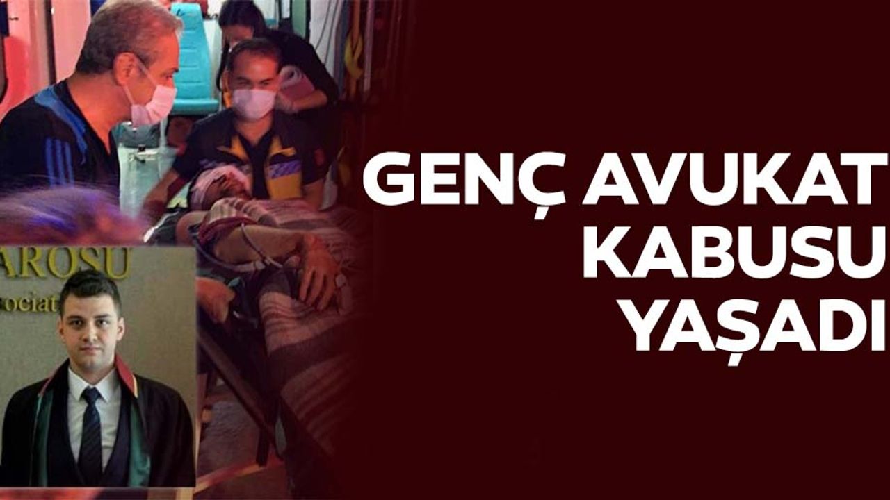 Konya'da bıçaklı saldırıya uğrayan genç avukat sol gözünü kaybetti