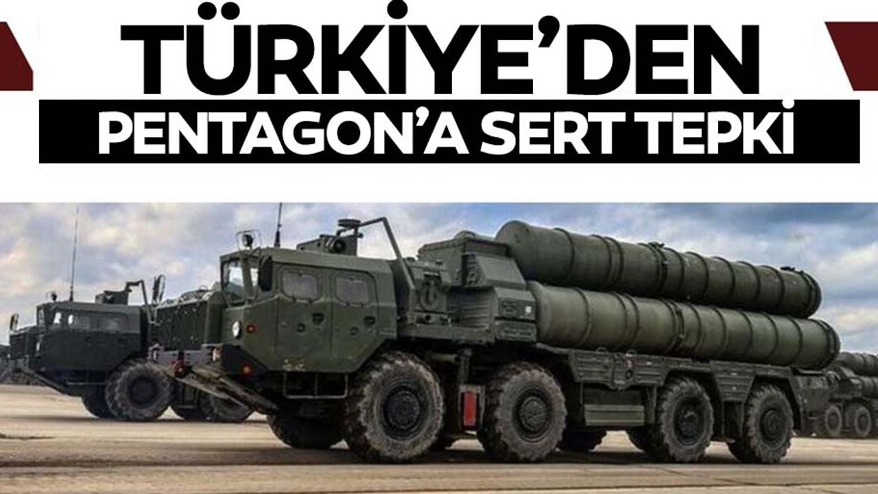 MSB'den Pentagon'a S-400 yanıtı