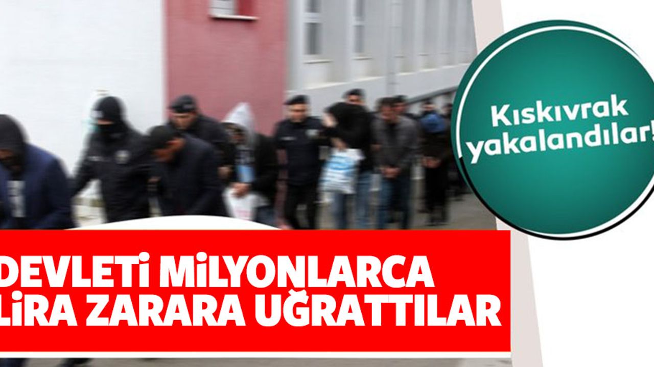 Sahte raporlarla kamuyu yüz binlerce lira zarara uğratan çeteye operasyon