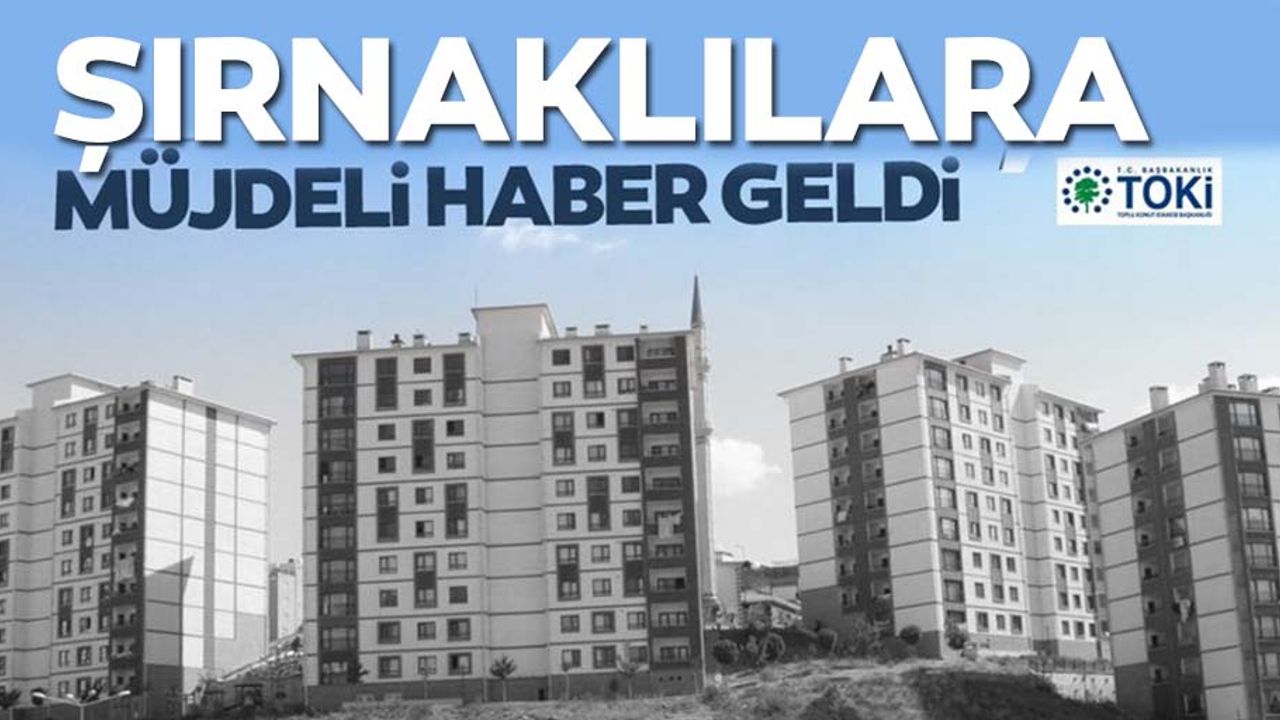 Sözü verilen 929 TOKİ evi için müjdeli haber geldi
