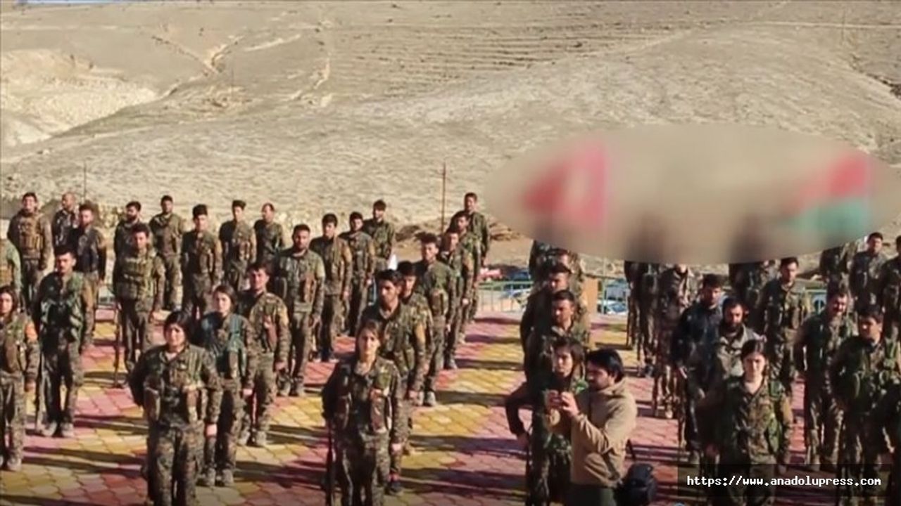 Terör Örgütü Pkk'nın Sincar'daki Kamplarını Görüntülendi