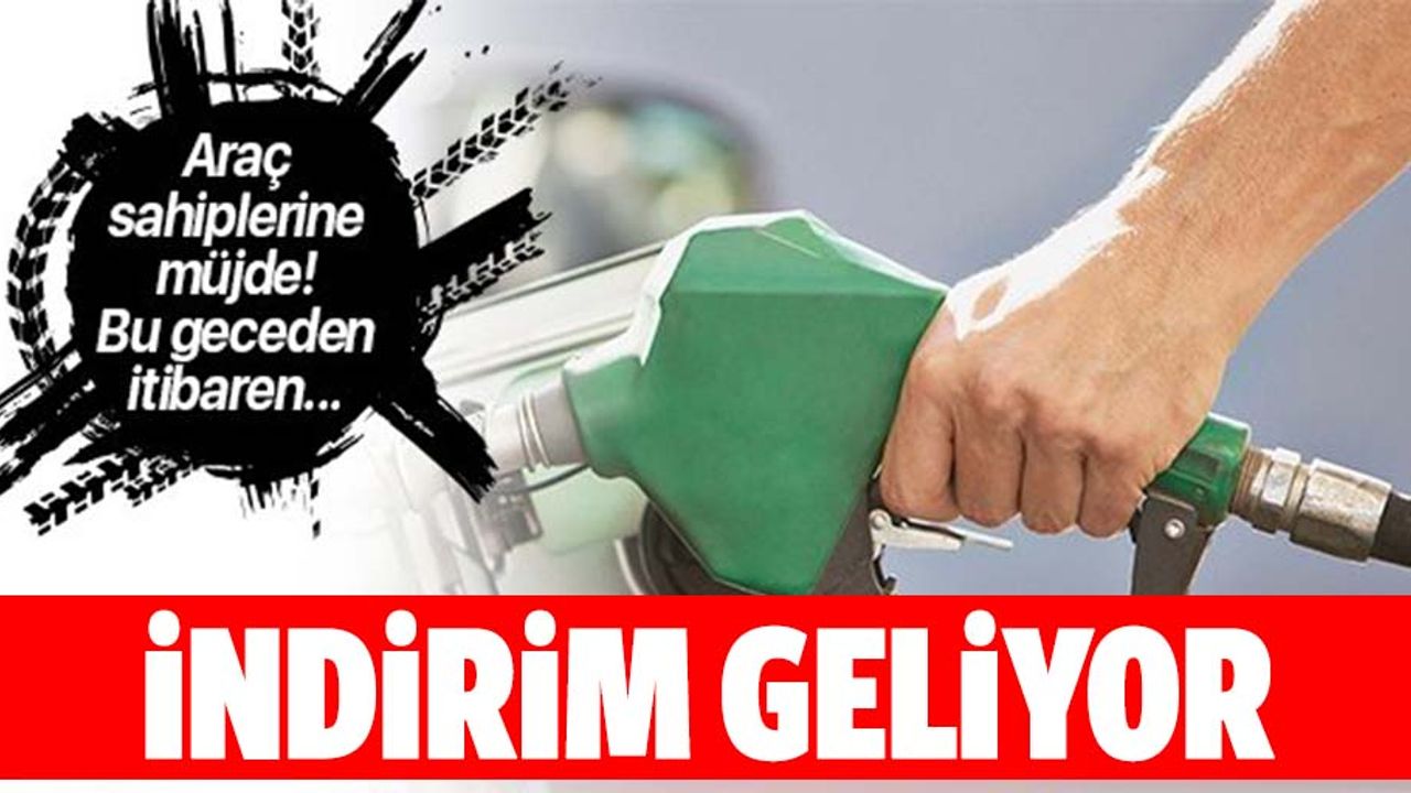 Benzine 32 kuruş indirim geliyor