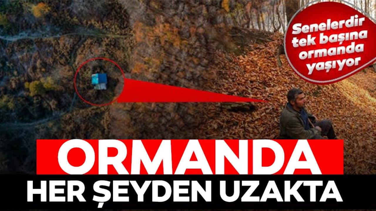 Senelerdir ormanda herkesten uzak yaşıyor! Koronavirüsü bile bir ay sonra duydu