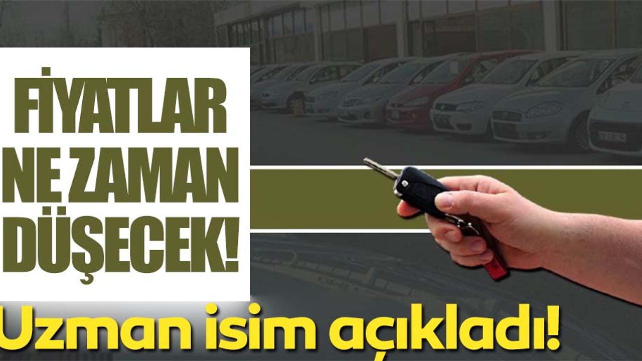 İkinci el araba fiyatları düşecek mi? 2. el otomobil fiyatları neden düşmüyor? Uzman isimden flaş tahmin
