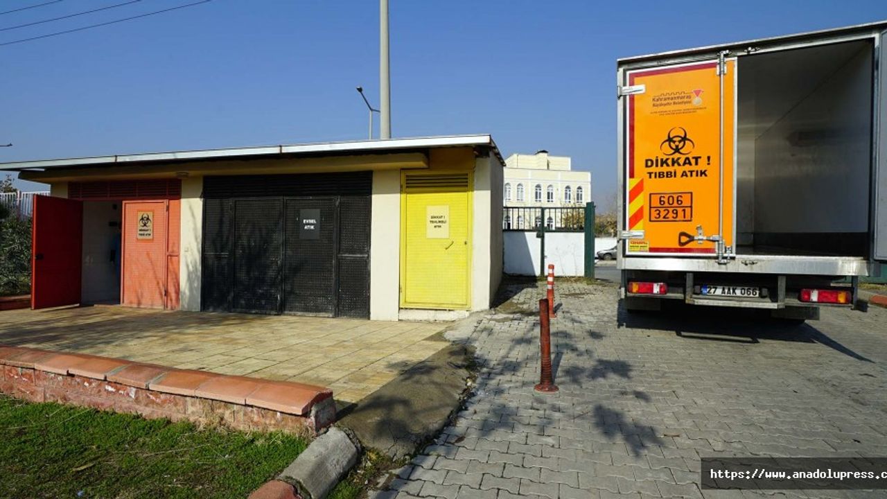 Kahramanmaraş’ta bin 300 ton tıbbi atık bertaraf edildi