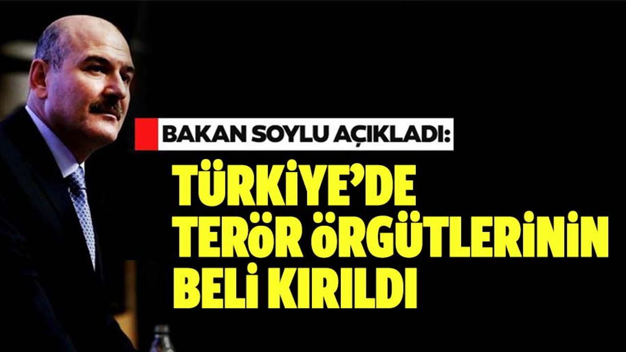 Türkiye’de terör örgütlerinin beli kırıldı
