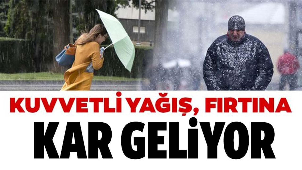 Meteoroloji'den hava durumu uyarıları peş peşe geldi!