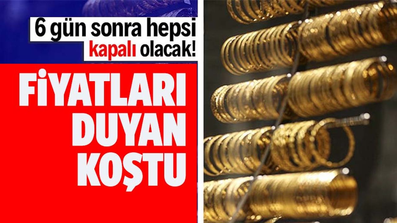 Altın fiyatları açıklandı! Yoğun talep var...