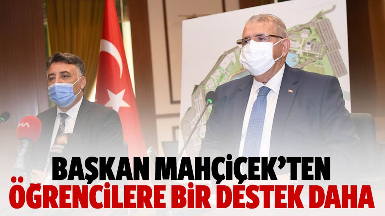 Başkan Mahçiçek’ten Öğrencilere Bir Destek Daha