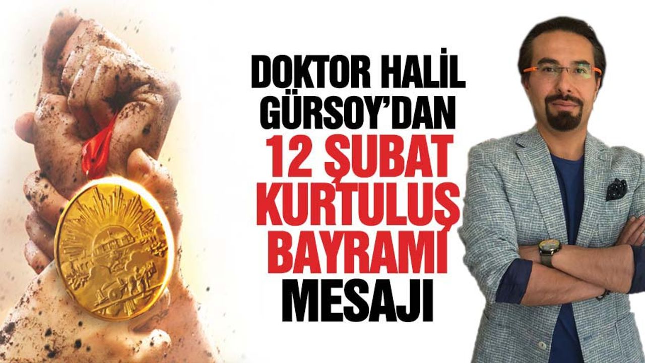 İTÜ ETA Vakfı Doğa Koleji Kurucusu Doktor Halil Gürsoy’dan 12 Şubat mesajı