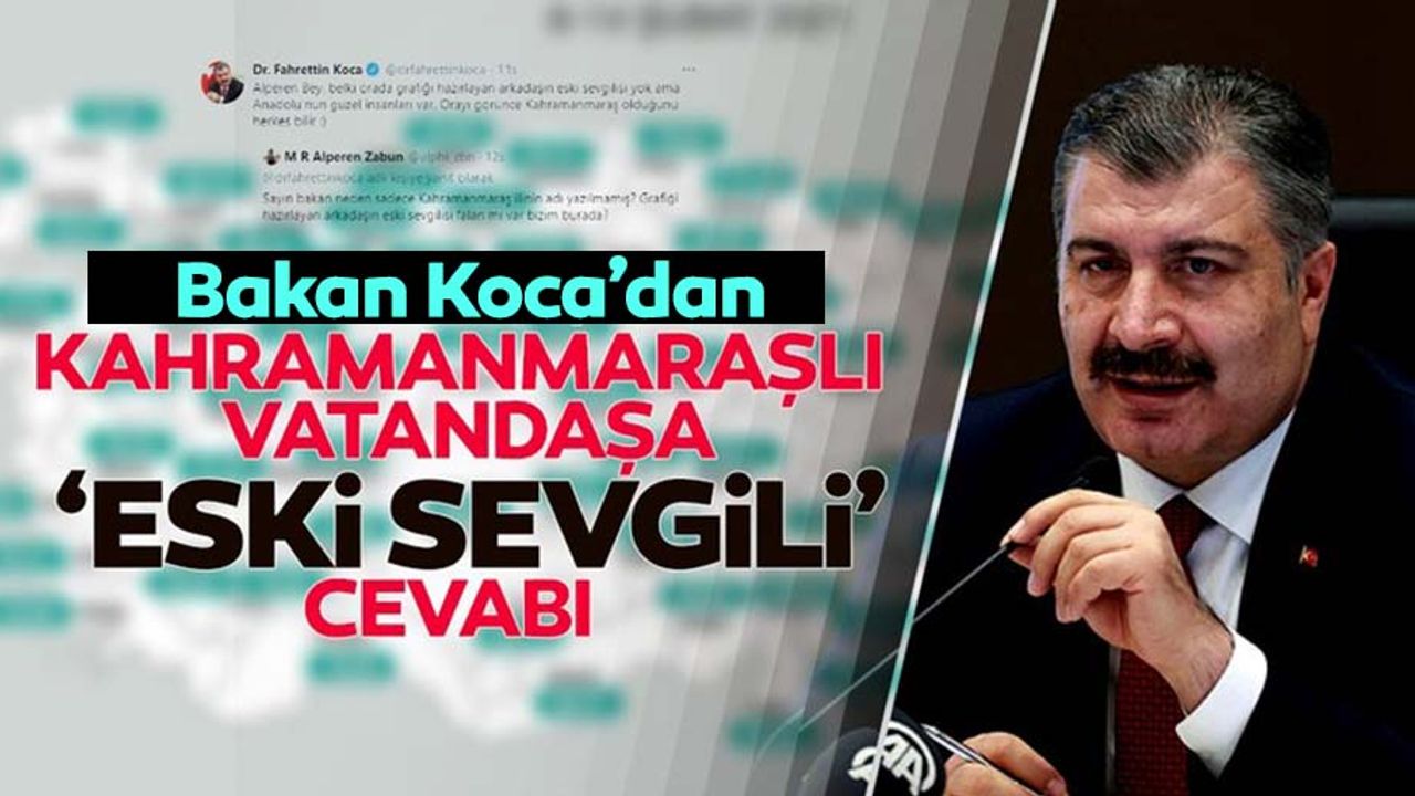 Sağlık Bakanı Fahrettin Koca'nın Kahramanmaraşlı vatandaşla güldüren diyaloğu