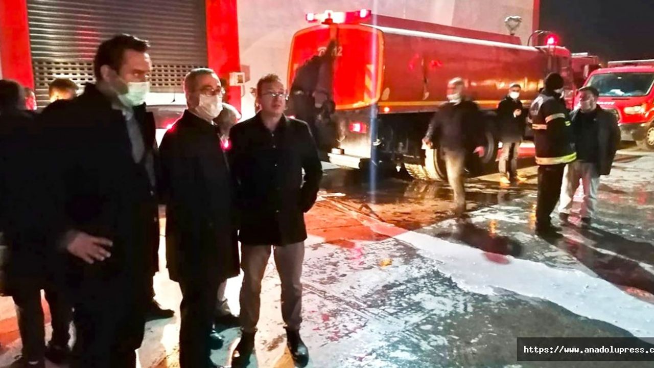 Başkan Güngör Sahadan Bilgileri Aldı