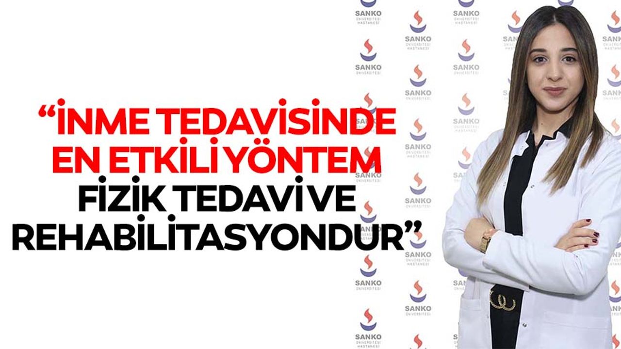 “İnme tedavisinde en etkili yöntem, fizik tedavi ve rehabilitasyondur”