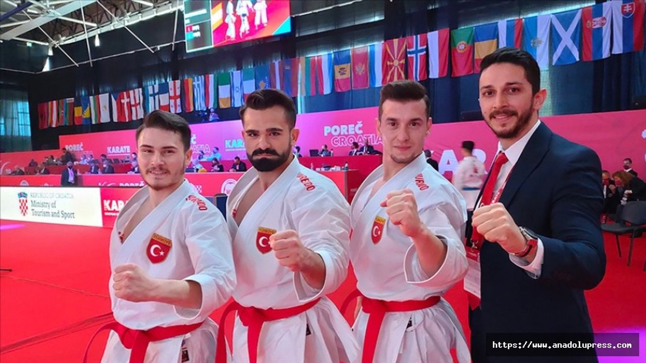 Karatede erkek kata milli takımı Avrupa şampiyonu oldu