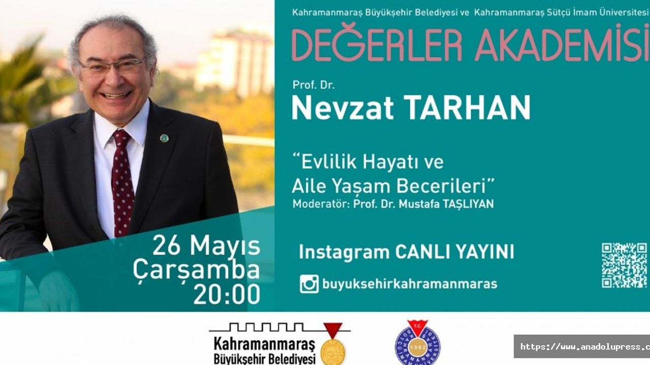 Prof. Tarhan’la ‘Evlilik Hayatı ve Aile Yaşam Becerileri’