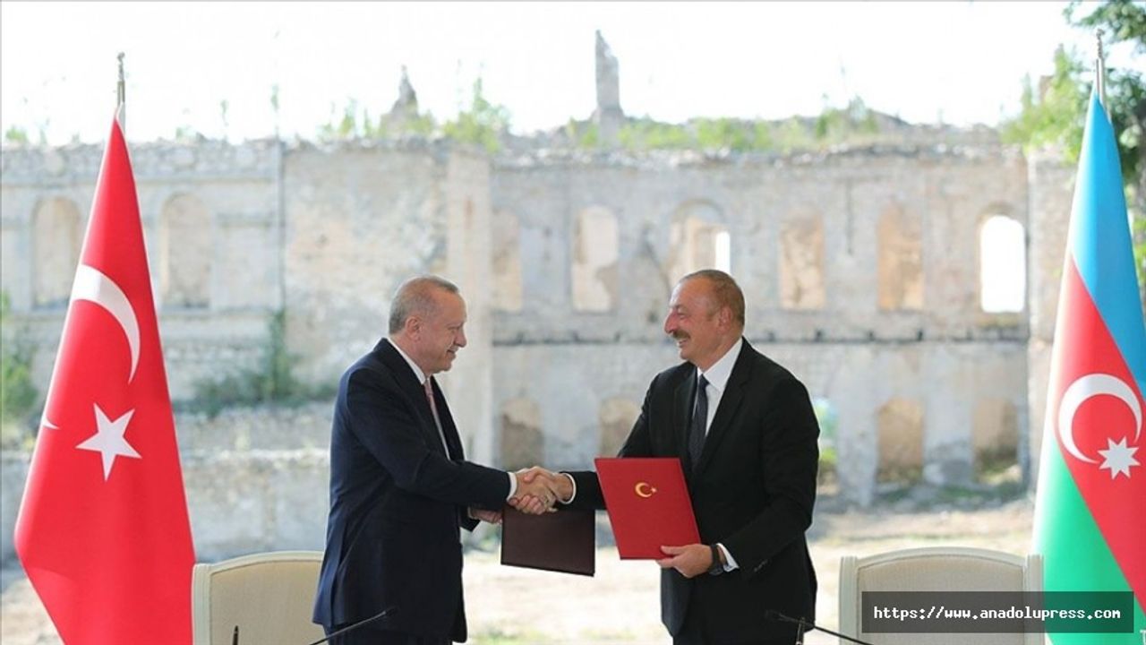 Erdoğan ve Aliyev 'Şuşa beyannamesi'ne imza attı