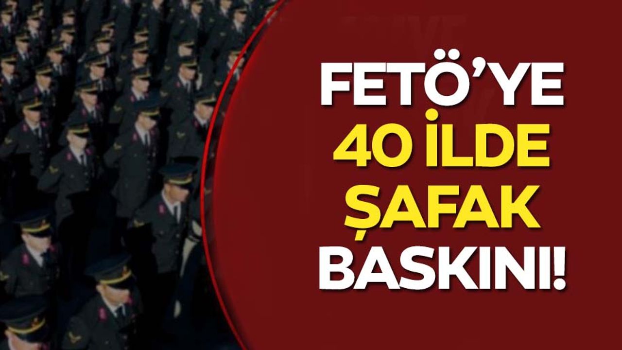 İzmir'de FETÖ operasyonu: 132 şüpheli hakkında gözaltı kararı verildi