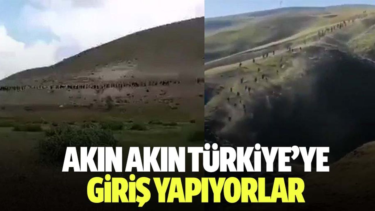 Akın akın Türkiye’ye girİş yapıyorlar