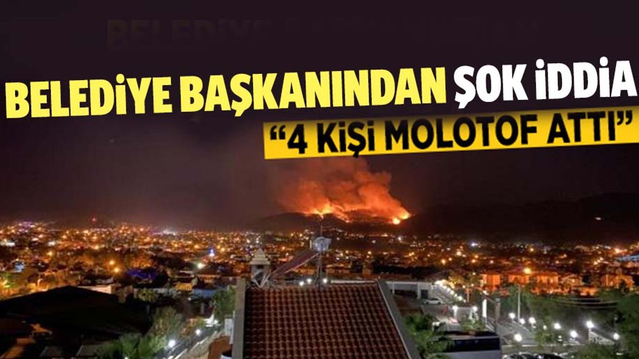 Fethiye Belediye Başkanı'ndan Orman Yangınları İçin Kafa Karıştıran İddia