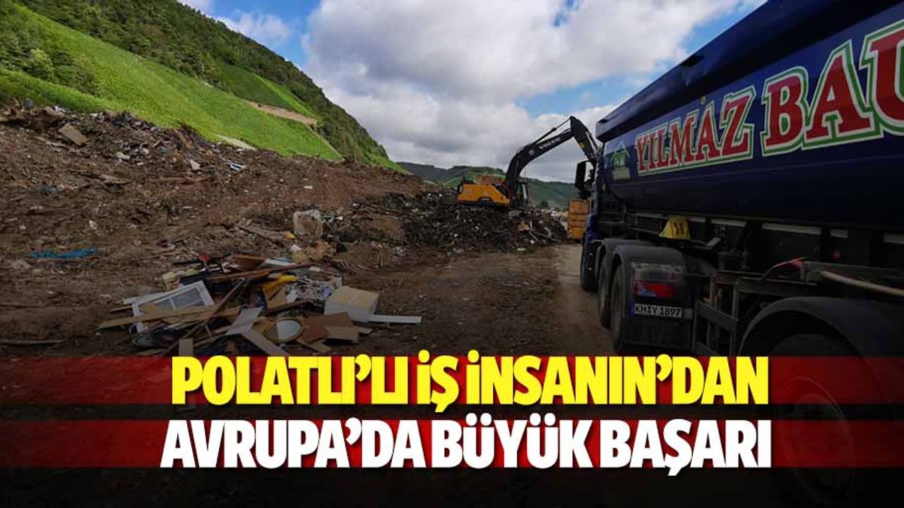 Polatlılı iş insanı’ndan Avrupa’da büyük başarı