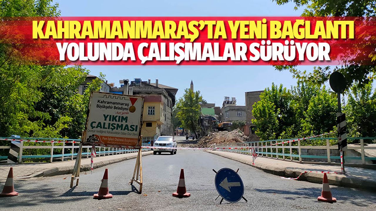 Yeni Bağlantı Yolunda Çalışmalar Sürüyor