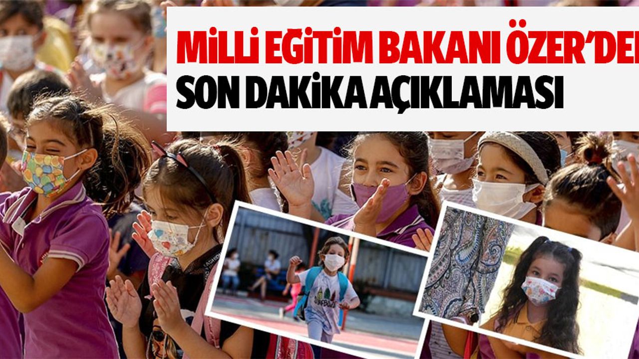 Öğrenci devamlılığı zorunlu mu? Mazeret kapsamına neler girecek? Milli Eğitim Bakanı Özer'den Son Dakika Açıklaması